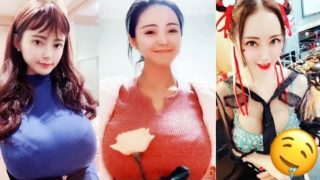 【巨乳正妹】感受下巨乳潘春春丰满的胸，好想把头埋进去啊