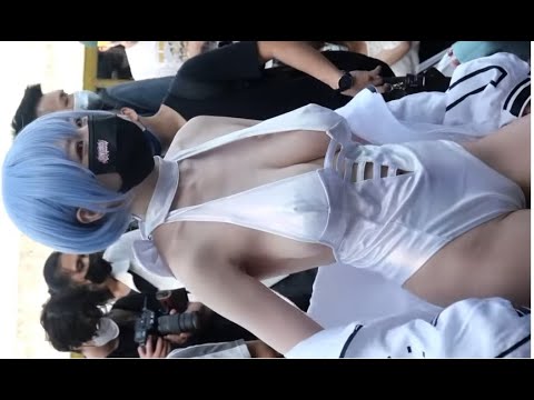 漫展走光实拍【綾波 レイ】 FF39萝莉cosplay改良版大尺度露奶视频